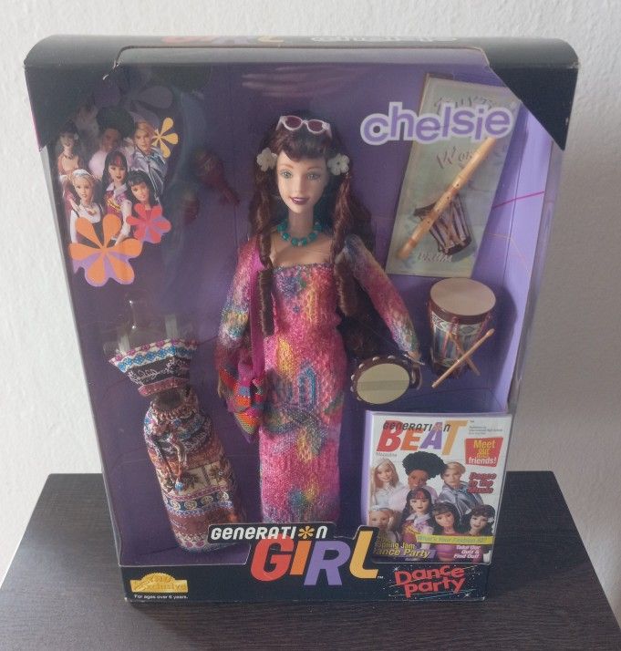 Vintage 1999 Generation Girl Dance Party Chelsie Barbie Doll New Sealed