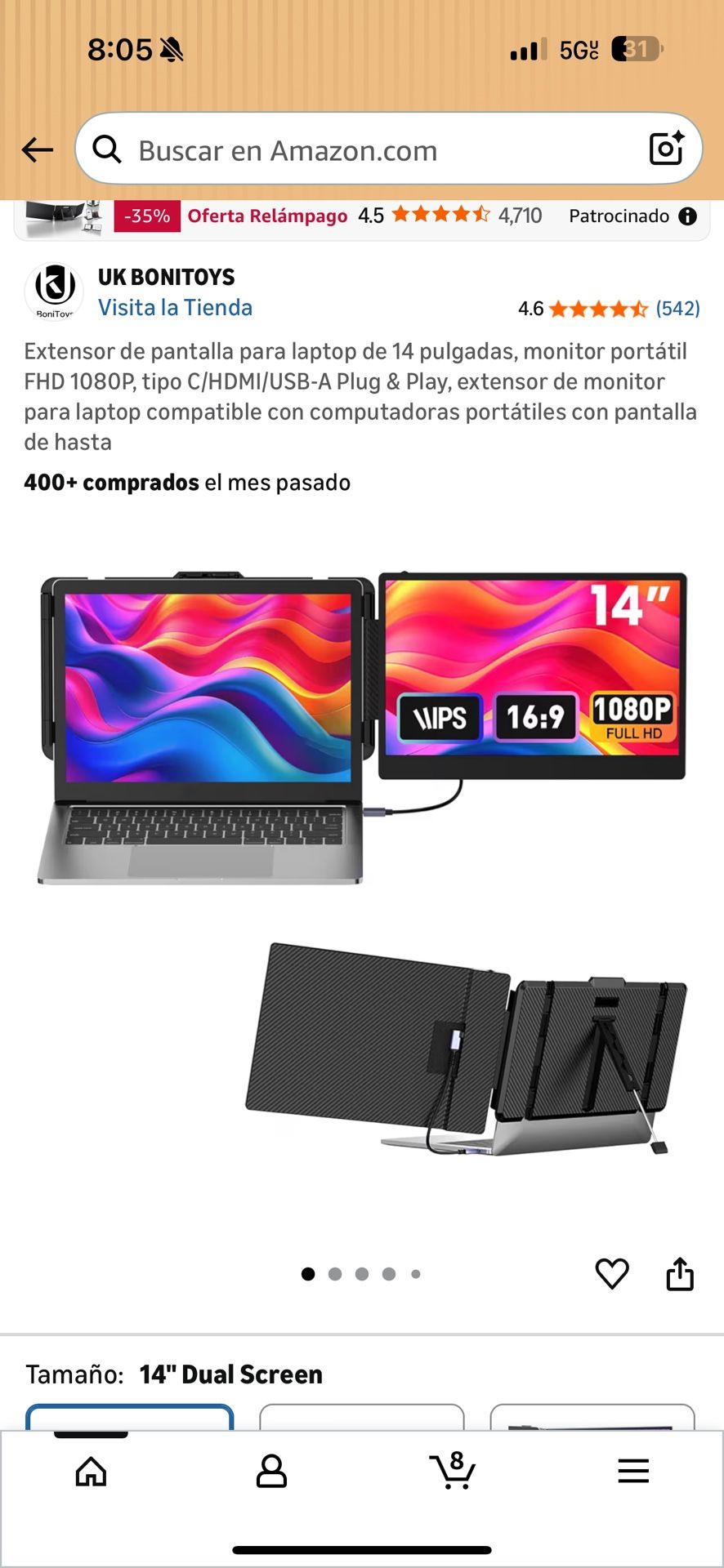 Extensor De Pantalla Laptop