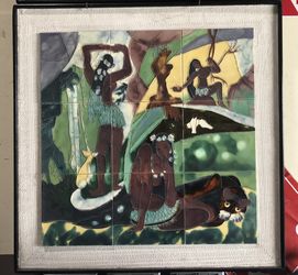 Tile painting 22x22 assorted designs