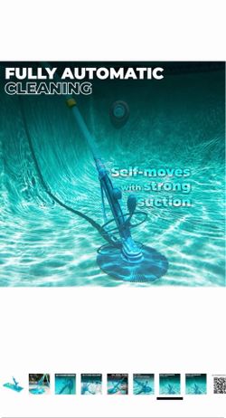 XtremepowerUS Premium Automatic Suction Vacuum-Generic Climb Wall Pool Cleaner Sweeper In-Ground Suction Side + Hose Set   $70