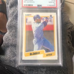 BO JACKSON Fleer 90 PSA 10