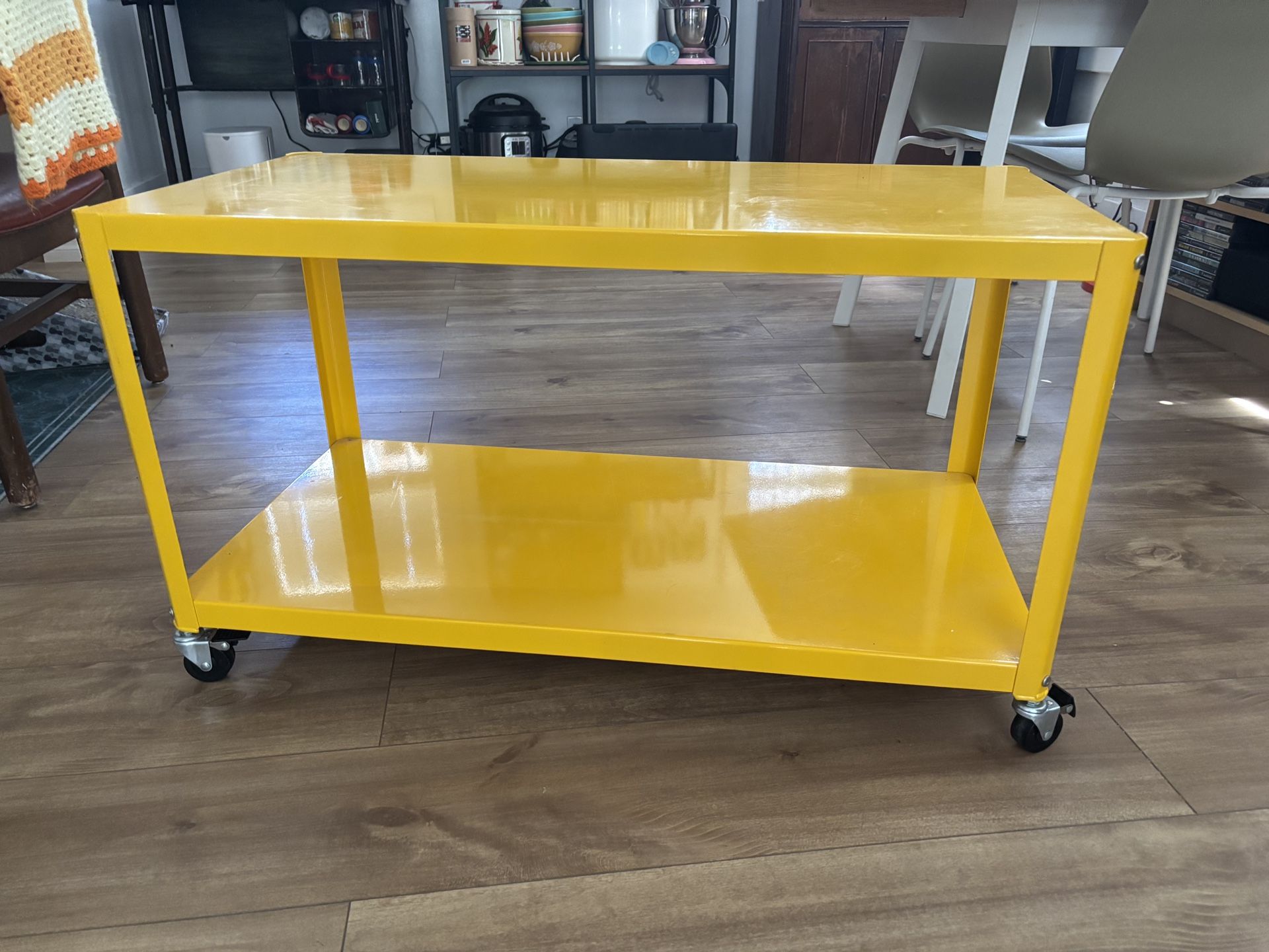 Large Yellow Utility Cart