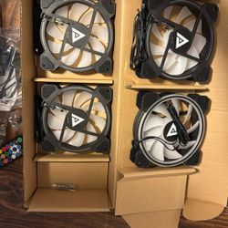 PC Parts Apevia Electro Cooling Fans RGB 