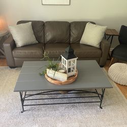 Leather couch $200