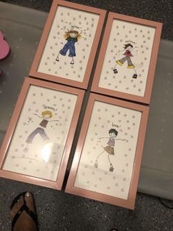 Girls Room Decor Frames
