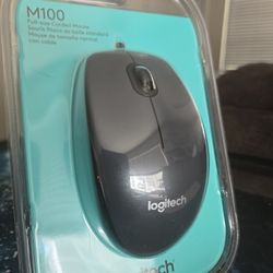 Logitech M100 Corded Mouse (Unopened)
