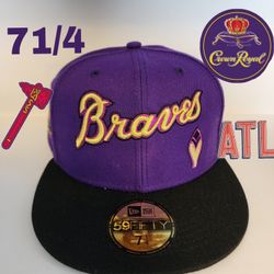 New Era Atlanta Braves Crown Royal Exclusive Fitted Hat 