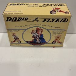 This is a Radio Flyer Model 553 Miniature Tricycle Can Be Used For A Child’s You or adult decor