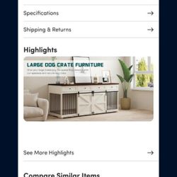 Large Dog Crate/TV Stand