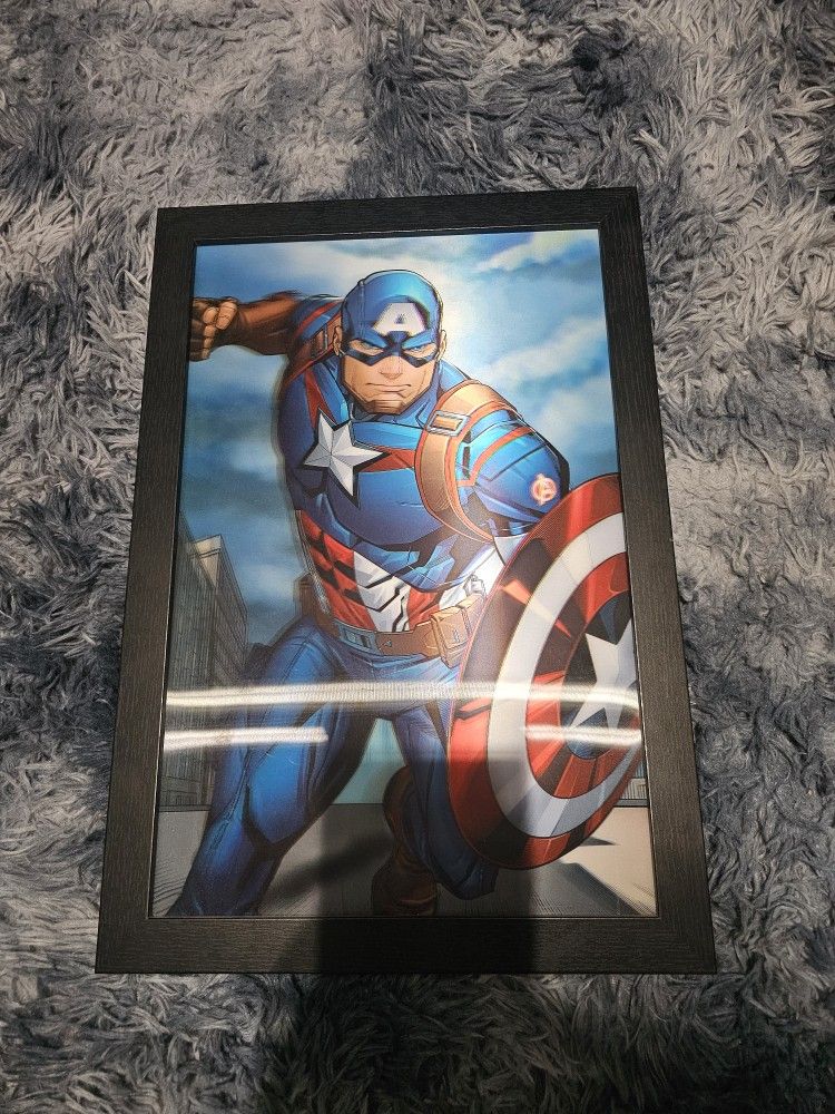 Captain America 3D Picture 