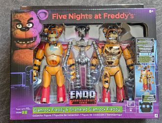 Five Nights at Freddy's Glamrock Freddy Endo Series Figure Set