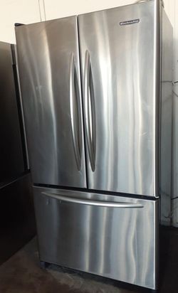 Kitchen Aid 3-Door Stainless Steel Refrigerator Fridge
