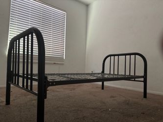 Black Metal Bed Frame