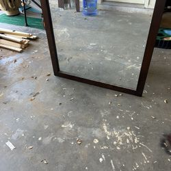 Headboard Mirror and Frame 