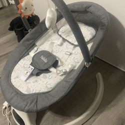 Electric Baby Swing with Bluetooth