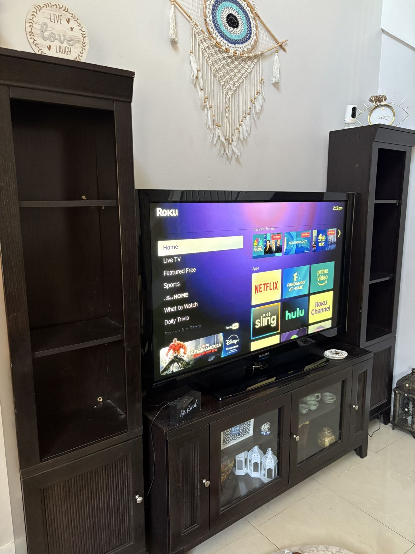3 piece TV stand