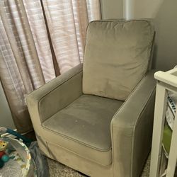 Gray Rocking Chair 