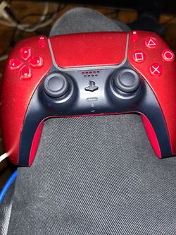 Red Ps5 controller