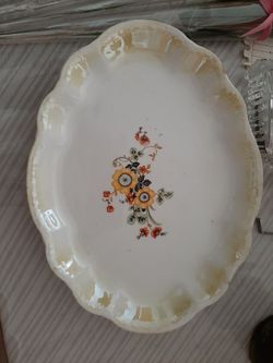 1929 Homer Laughlin Platter. USA