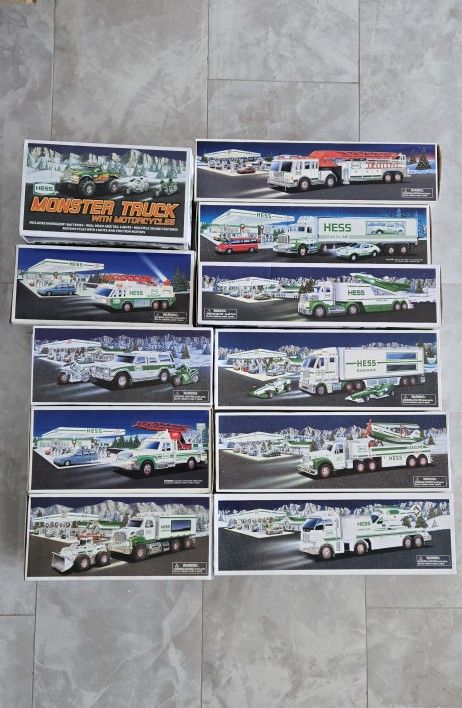 Collectible HESS-toy Trucks New