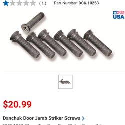 55-57 Chevy Striker Plate Screws