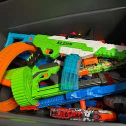 Bin Of Nerf Guns