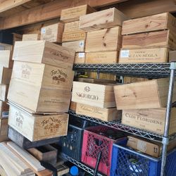 Wine Boxes And Wooden Cigar Boxes