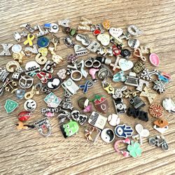 100 NEW Origami Owl Floating Charms Huge Lot Bundle Living Locket Mix Jewelry Lot #4