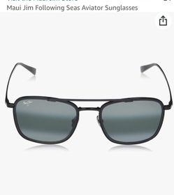 Maui Jim Following Seas Aviator Sunglasses Polarized
