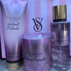 Velvet Petals Victoria Secret Set 