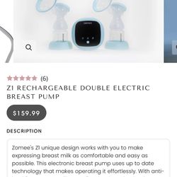 Zomee Electric Double Breast Pump