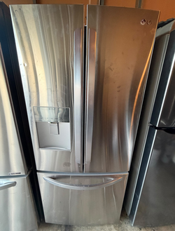 LG French Door Fridge – Stainless, Ice/Water Dispenser
