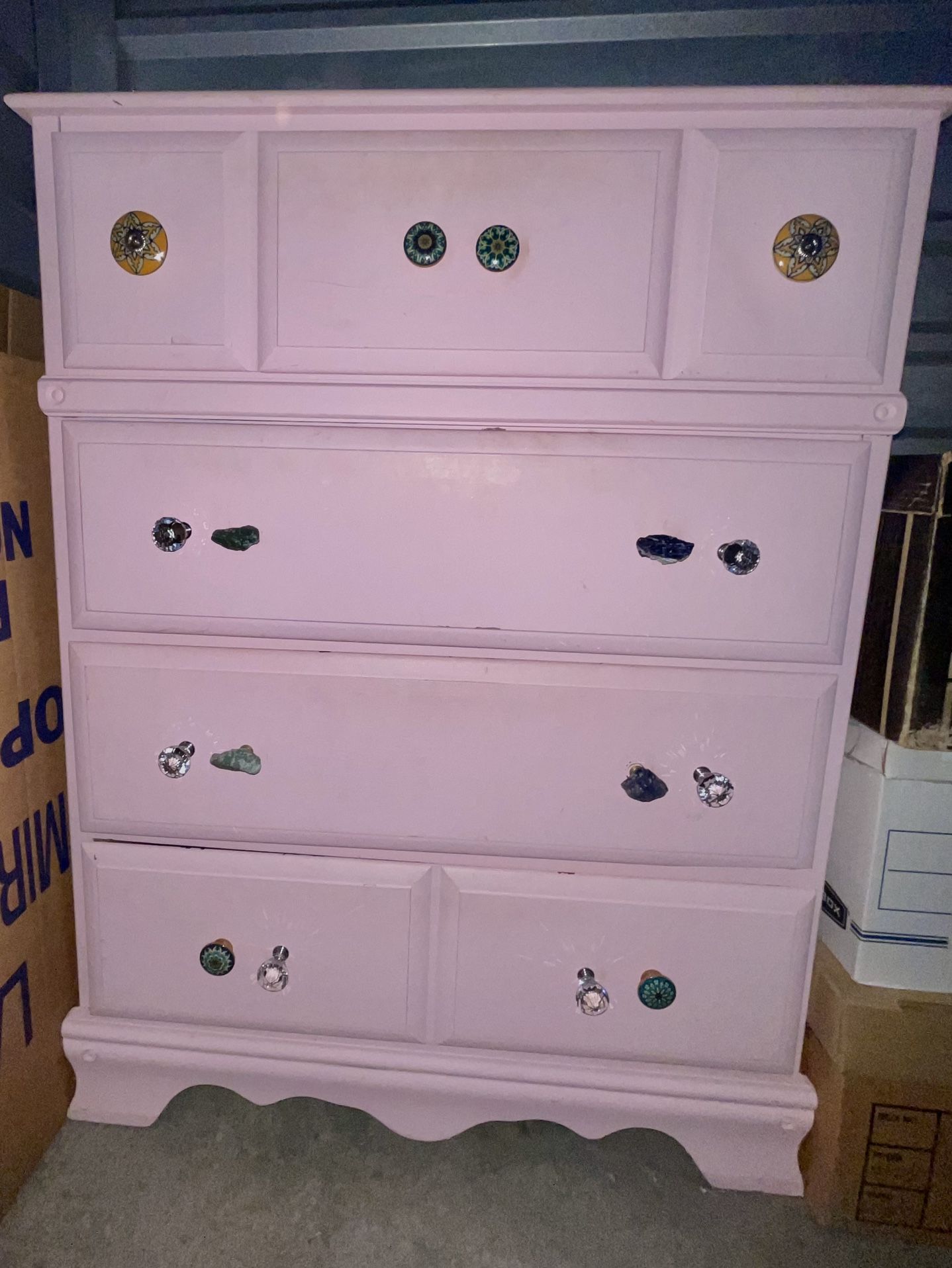 Pink Dresser