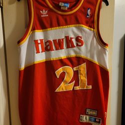 Jersey- Atlanta Hawks HOF Dominque Wilkens