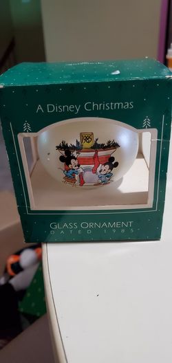 Vintage Disney Mickey Mouse Ornament 1985