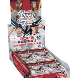 2026 Topps Baseball Series 1 - Hobby Box | Pre Order Shipped