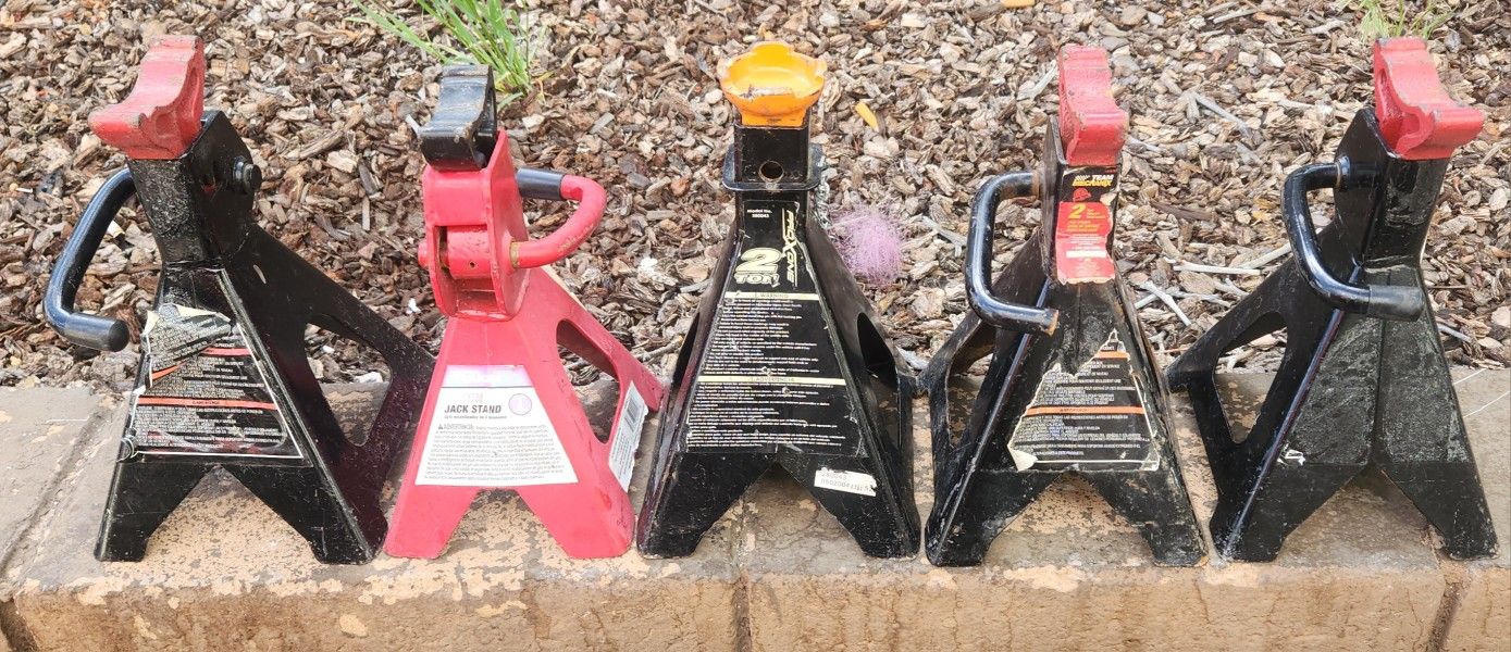 5- 2 Ton jack Stands