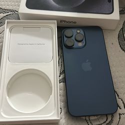 Brand new Iphone 15 pro max unlocked blue color