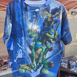 tmnt ninja turtles youth kids small shirt