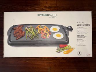 KitchenSmith by Bella 10.5” x 20” Large Griddle