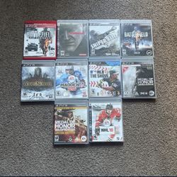 Xbox One Xbox 360 Ps5 Ps4 Ps3 PlayStation Games Lot