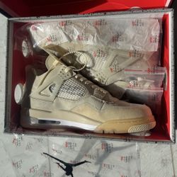 Off White Jordan 4 retro with box