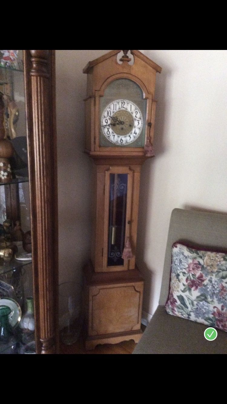 Antique grandmother clock