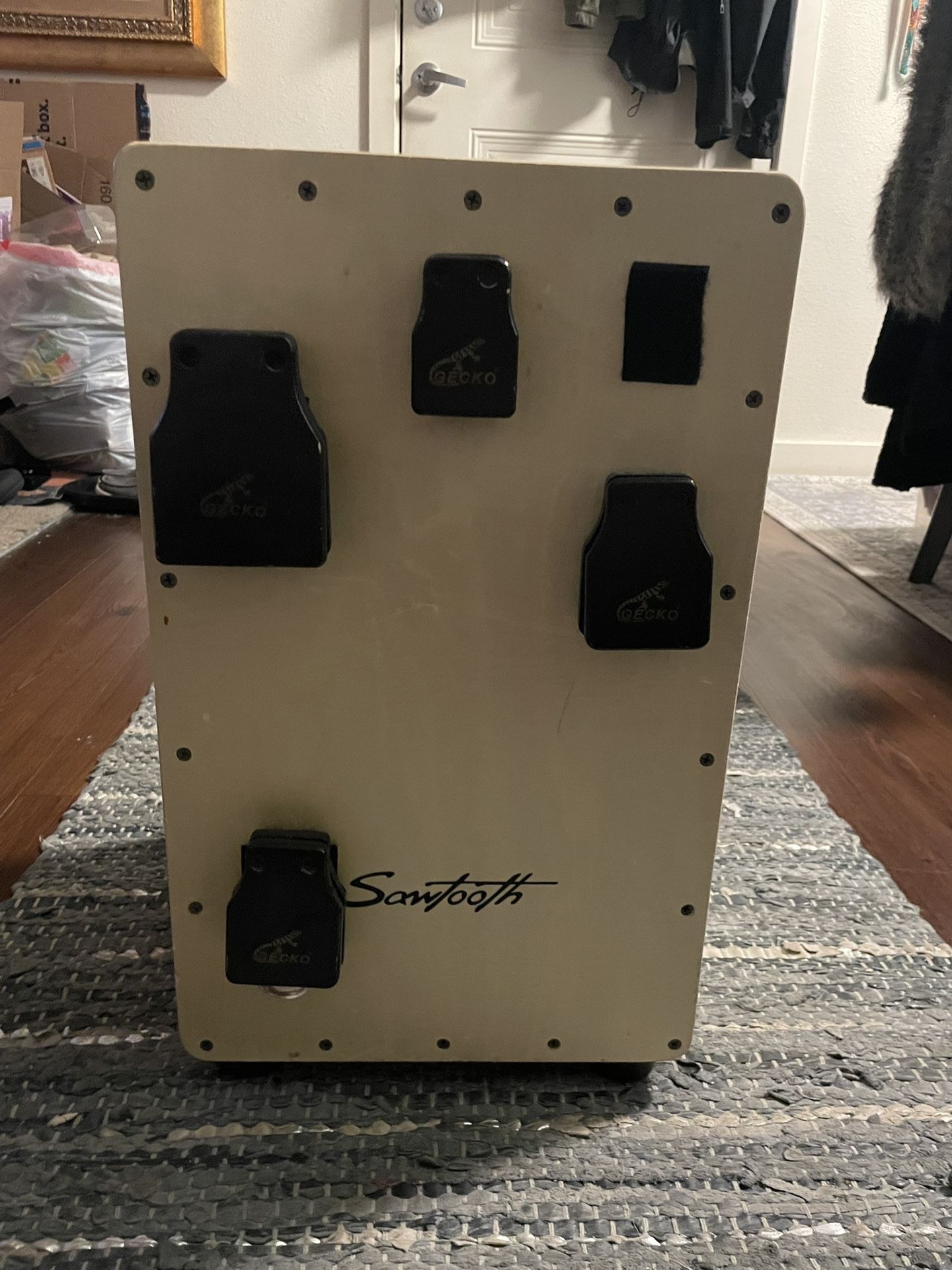 Sawtooth Canon Drum With Percussion Tools