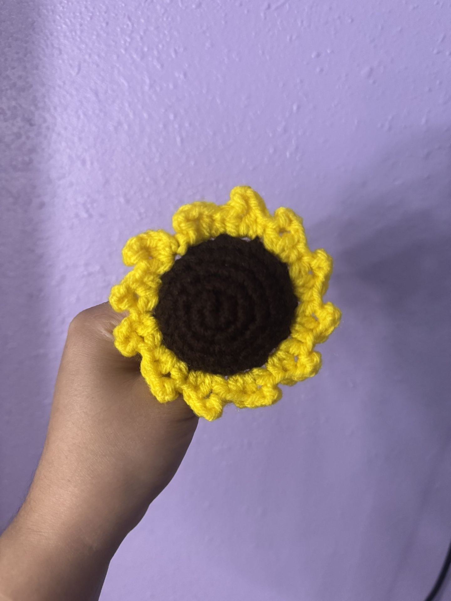 Sunflower Crochet Pen