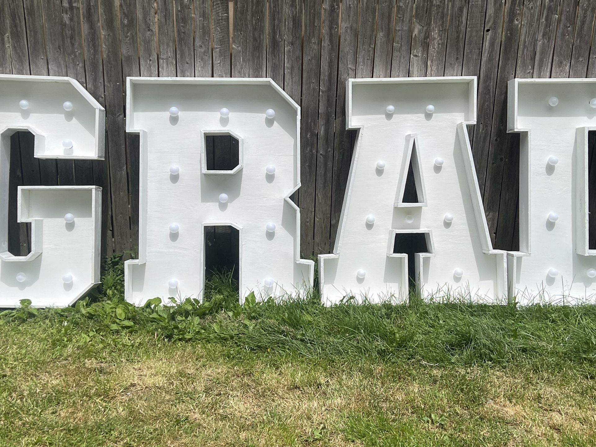 4 Ft Tall Marquee Letters