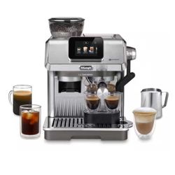 De'Longhi - La Specialista Touch Espresso Machine with Cold Brew & Automatic Frothing - Stainless Steel