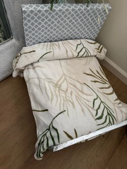 Beautiful wood dog bed