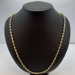 10K GOLD TURKISH CHAIN. NEW.