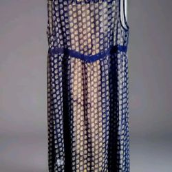 Late For Dinner XO-Womens-Med-Blue-Long- Sleeveless Cover-up 